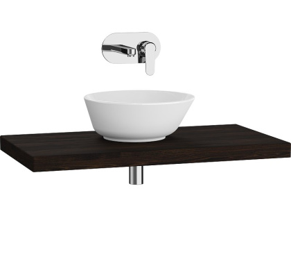 Столешница 90 см, правосторонняя, темный вяз