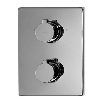 Смеситель термостатический для ванны скрытого монтажа квадрат OMNIRES Y Y1236_KCR (хром) Смеситель термостатический для ванны скрытого монтажа квадрат OMNIRES Y Y1236_KCR (хром)