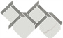 Декор Риальто 3 наборный лаппатированный 48x29,5x0,9