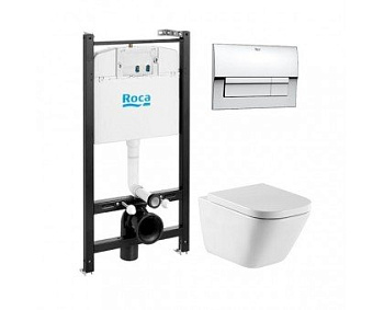Комплект унитаз с инсталляцией Roca Gap 893104100 Комплект унитаз с инсталляцией Roca Gap 893104100