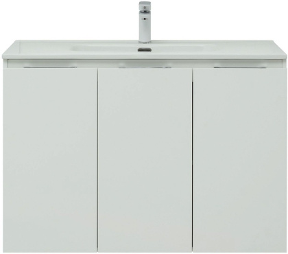Тумба под раковину Aquanet Алвита New 100 3 дверцы, белый матовый Тумба под раковину Aquanet Алвита New 100 3 дверцы, белый матовый