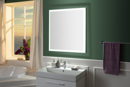 Зеркало Aquanet Nova Lite 75 белый LED Зеркало Aquanet Nova Lite 75 белый LED