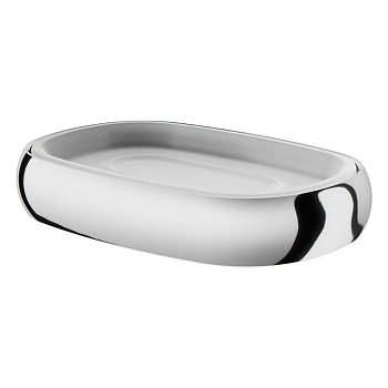 Стеклянная мыльница Sensation, 15,6х2,8х10,6 см, хром, A3031200