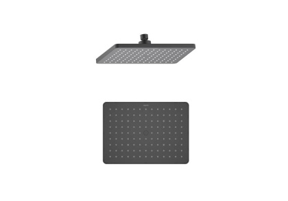 Прямоугольный верхний душ 260*188*68 мм AQUATEK, матовый черный AQ2087MB 