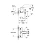 Смеситель для ванны GROHE BauEdge, хром (23334000) Смеситель для ванны GROHE BauEdge, хром (23334000)
