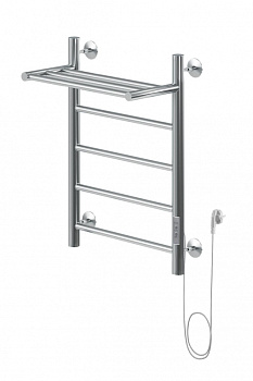 Полотенцесушитель электрический Aquanet Mauro 60х50 Тэн справа , с полкой