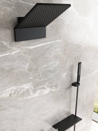 Душевой комплект Futura VSFW-2F11TMB термостатический встраиваемый, 3 режима, черный Душевой комплект Futura VSFW-2F11TMB термостатический встраиваемый, 3 режима, черный