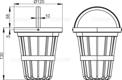Корзина - черная