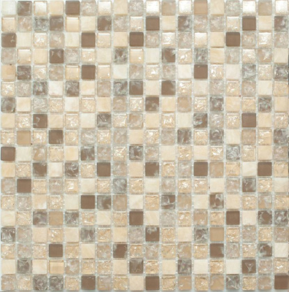 Мозаика No-194 стекло камень (15*15*8) 305*305 