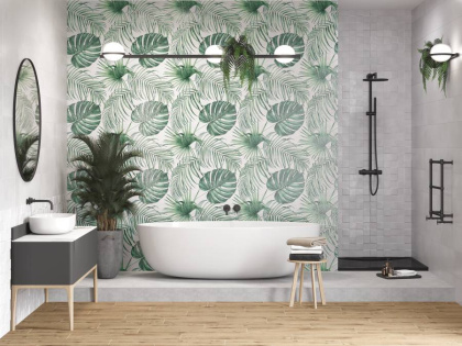 Панно Meissen Keramik Bosco Verticale серый 75x75 BV2U093