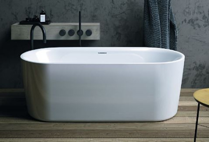 Акриловая ванна Riho Modesty 170 velvetL - CHROM 