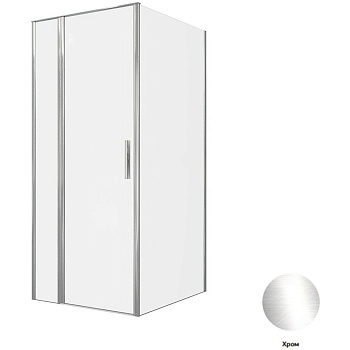 Душевой уголок Allen Brau Priority 90x100 3.31025.00 + 3.31046.00 хром