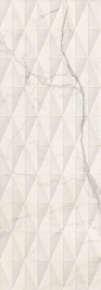 Плитка M6TD Allmarble Wall Statuario Struttura Pavé Satin 3D Rett. 40х120
