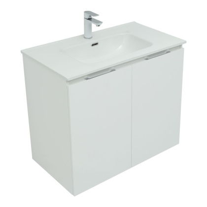 Тумба под раковину Aquanet Алвита New 80 2 дверцы, белый матовый Тумба под раковину Aquanet Алвита New 80 2 дверцы, белый матовый