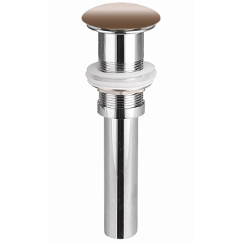 Донный клапан без перелива с керамической накладкой с системой "Click-Clack"