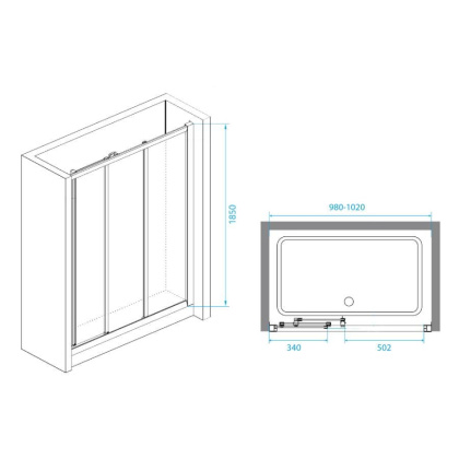 Душевая дверь RGW CL-111, RGW 410911110-11 Душевая дверь RGW CL-111, RGW 410911110-11