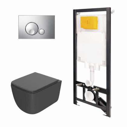 Сет: Инстал.OLI 80 ECO +панель Globe хр.глянц., OLI+Унитаз Point Меркурий, т.серый Сет: Инстал.OLI 80 ECO +панель Globe хр.глянц., OLI+Унитаз Point Меркурий, т.серый