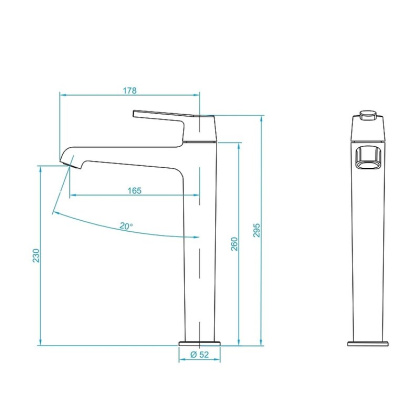 Смеситель для раковины RGW Shower Panels SP-311B 511405311-04 Черный матовый Смеситель для раковины RGW Shower Panels SP-311B 511405311-04 Черный матовый