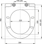 Сиденье для унитаза SOFTCLOSE, Дюропласт A66 AlcaPlast