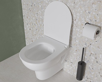 Унитаз подвесной VitrA Zentrum Rim-Ex 5795B003-0075 безободковый