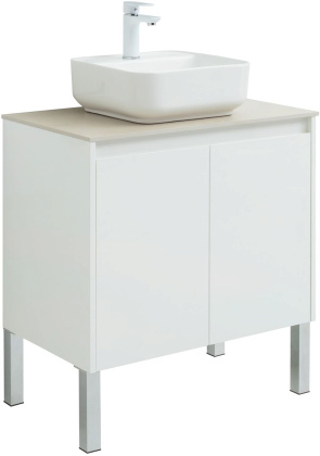 Тумба под раковину Aquanet Nova Lite 75 белый глянец (2 дверцы) Тумба под раковину Aquanet Nova Lite 75 белый глянец (2 дверцы)