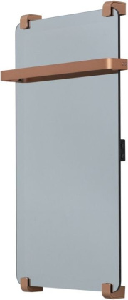 Полотенцесушитель электрический Allen Brau Infinity 80x44 с рейлингом и креплением, медь браш Полотенцесушитель электрический Allen Brau Infinity 80x44 с рейлингом и креплением, медь браш