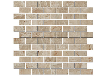 Декор MM13121 Эвора Бежевый (32см*30см*11мм) (5шт/0,48м2) Глянцевый Мозаичный, шт