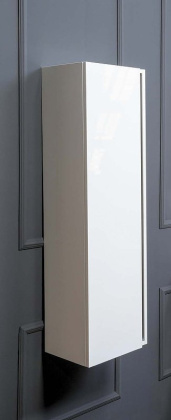 Пенал Vallessi 120*35*28,5cm Белый глянец 836-W Boheme