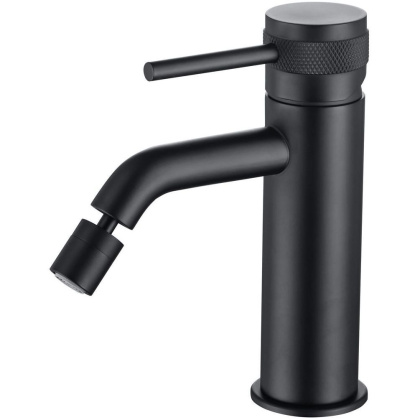 Смеситель для биде Allen Brau Priority 5.31A04-31 (с донным клапаном) черный матовый Смеситель для биде Allen Brau Priority 5.31A04-31 (с донным клапаном) черный матовый