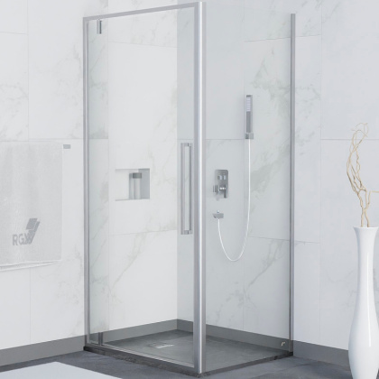 Душевой уголок RGW Stilvoll SV-43 80x100 06324380-011 профиль Хром стекло прозрачное