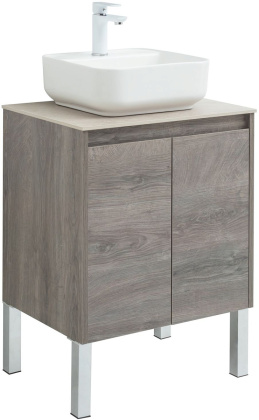 Тумба под раковину Aquanet Nova Lite 60 дуб рошелье (2 дверцы) Тумба под раковину Aquanet Nova Lite 60 дуб рошелье (2 дверцы)