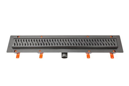 Душевой лоток 105 см Creto Zigzag CRE-1050 ZB-50 с решеткой, хром