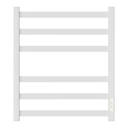 Полотенцесушитель электрический Point Меркурий PN83856W П6 500x600, диммер справа, белый Полотенцесушитель электрический Point Меркурий PN83856W П6 500x600, диммер справа, белый