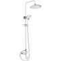 Душевая система Shevanik, латунь S9836FБелый/ хром