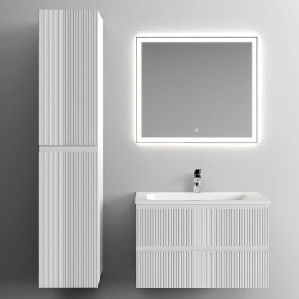 Тумба подвесная SANCOS Snob T 790х445х500, c двумя ящиками оснащенными доводчиками, Bianco, арт.SNT80W