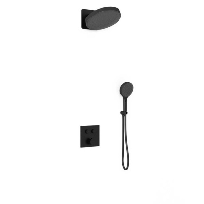 Душевой комплект VSFW-421I3MB встраиваемый, двухрежимный, черный