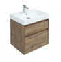 Тумба под раковину Aquanet Nova Lite 60 дуб рустикальный (2 ящика)