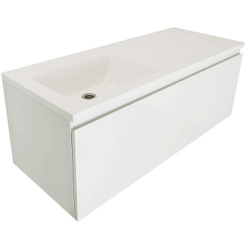 Комплект мебели Dallas Luxe 1000х482 левосторонний подвесной 1 ящик (ШхГхВ) 992х476х430