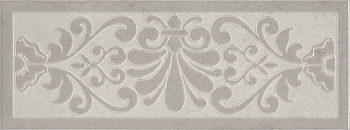 Декор HGD\B503\15147 Монсанту 2 серый светлый (15см*40см*8мм) (10шт/0,6м2) орнамент, шт