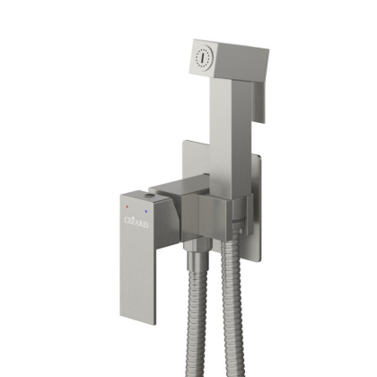 SLIDER-DIF-GM Гигиенический душ со смесителем, оружейная сталь