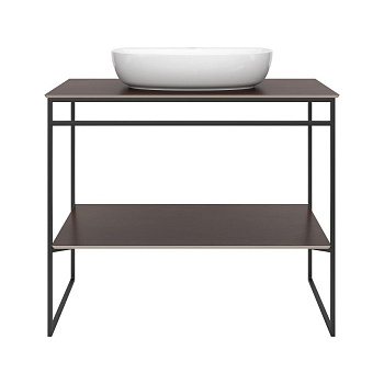 Металлическая структура PLAZA Next напольная 100, черная матовая PL.N.100.01\BLK.M