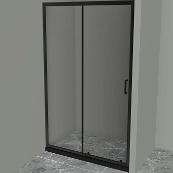 Душевая дверь BelBagno UNO-195-BF-1-110-C-NERO