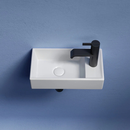 Умывальник подвесной прямоугольный (чаша слева, отверстие под смеситель справа) Element 407*217*100