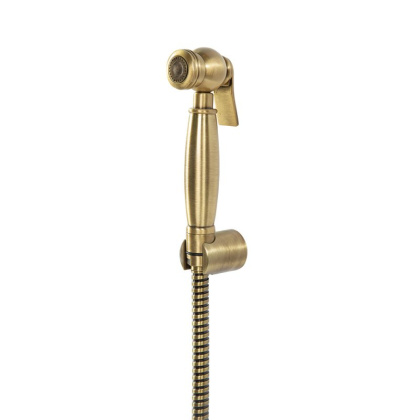 ATLANTIS-U-IFS-03/24 Душ гигиенический с гибким шлангом 120 см и держателем, золото