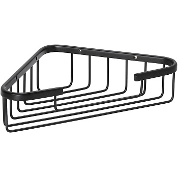 Полка корзина Bemeta Cytro 102308120 угловая, Черная матовая