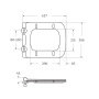 ARDENTE-R Чаша унитаза безободкового P-trap BB02093CPR ARDENTE-R Чаша унитаза безободкового P-trap BB02093CPR