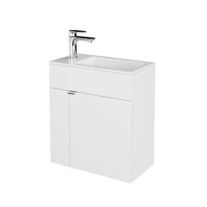 Тумба LATO подвесная 50 с дверцей, белый глянцевый Тумба LATO подвесная 50 с дверцей, белый глянцевый