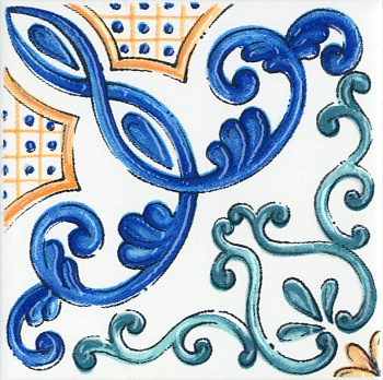 Декор STG\А454\5232 Капри Майолика 20*20 (1уп/30шт), шт