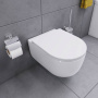 DX86C1800SC Sirius Унитаз подвесной безободковый с функцией биде с сиденьем микролифт DX86C1800SC Sirius Унитаз подвесной безободковый с функцией биде с сиденьем микролифт