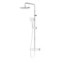 DX218091000 Option, душевая система с ТМС Для душа: верхний душ 230мм, ручной душ 120мм, 1 режим, шт